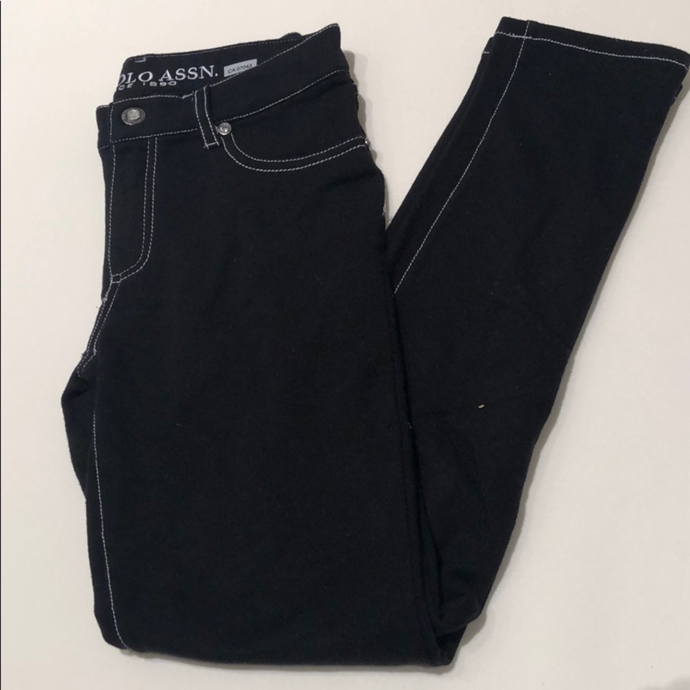 U.S. Polo Assn. black jeggings